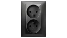 santra-gniazdo-2x2p-z-monolit-z-ramka-podtynkowe-czarny-4135-09