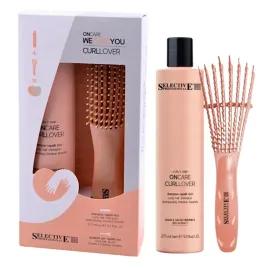 selective-oncare-curllover-zestaw-szampon-do-lokow-275ml-i-szczotka