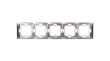 simon-basic-neos-ramka-pieciokrotna-stal-inox-bmrc5-21