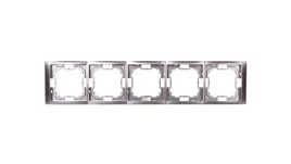 simon-basic-neos-ramka-pieciokrotna-stal-inox-bmrc5-21