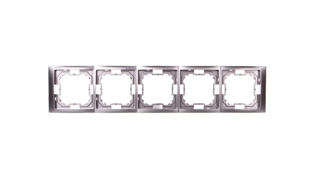 simon-basic-neos-ramka-pieciokrotna-stal-inox-bmrc5-21