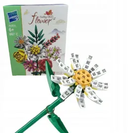 2-x-kwiat-klocki-kreatywny-zestaw-87el-bukiet-bellis-perennis-zabawa-rozwoj