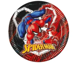 talerzyki-papierowe-spiderman-czlowiek-pajak-marvel-20-cm-8-szt-urodziny