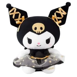 2-x-kuromi-carno-zlota-kokardy-sanrio-przytulanka-pluszak-kitty-hello-100-c