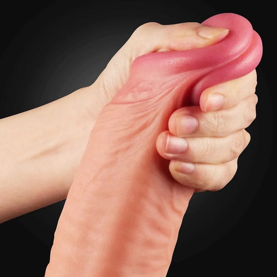 2-x-dildo-12-dual-layered-platinum-silicone-cock