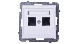 sonata-gniazdo-komputerowe-podwojne-kat-5e-mmc-bialy-mat-gpk-2r-k-m-75