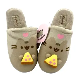 pusheen-the-cat-kapcie-damskie-pizza-rozmiar-40-kot-kotek-pantofle-szare