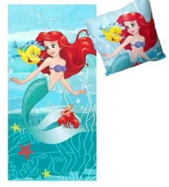 2-x-recznik-plazowy-arielka-ksiezniczka-70x140