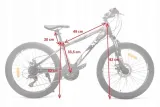 rower-gorski-xc-240-shimano-kolor-czerwony