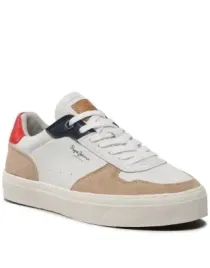 pepe-jeans-kenton-master-mesh-meskie-buty-biale-sportowe-skorzane-41-awf