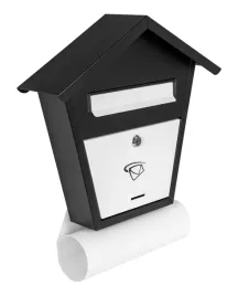 skrzynka-na-listy-z-tuba-ulotki-pocztowa-b6-tuba-bialo-czarna-black-and-white