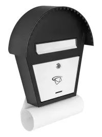 skrzynka-na-listy-z-tuba-ulotki-pocztowa-b6-tuba-bialo-czarna-black-and-white