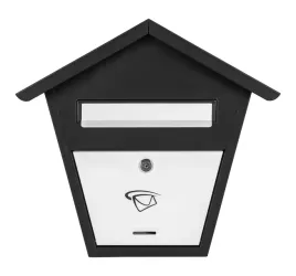 skrzynka-na-listy-ulotki-pocztowa-b6-domek-bialo-czarna-black-and-white