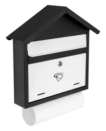 skrzynka-na-listy-z-tuba-ulotki-pocztowa-c4-tuba-bialo-czarna-black-and-white