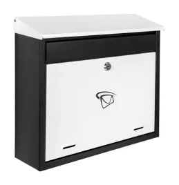 skrzynka-na-listy-ulotki-pocztowa-c4-bialo-czarna-black-and-white