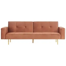 sofa-rozkladana-welurowa-zloty-braz-visnes