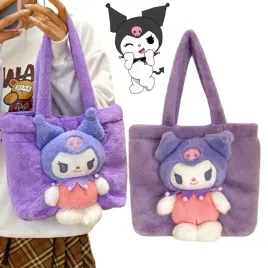 2-x-torebka-pluszowa-kuromi-sanrio-z-postacia-torba-na-ramie-miekka-lekka-s
