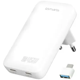 ladowarka-4smarts-flatplug-slim-dual-45w-gan-2xusb-c-biala-do-urzadzen