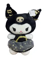2-x-kuromi-carno-zlota-kokardy-sanrio-przytulanka-pluszak-kitty-hello-35-cm