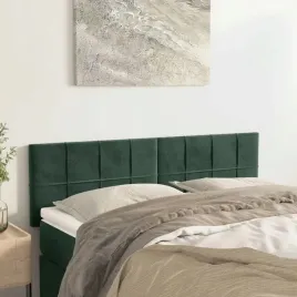 zaglowki-do-lozka-2-szt-ciemnozielone-72x5x78-88-cm-aksamit-lumarko