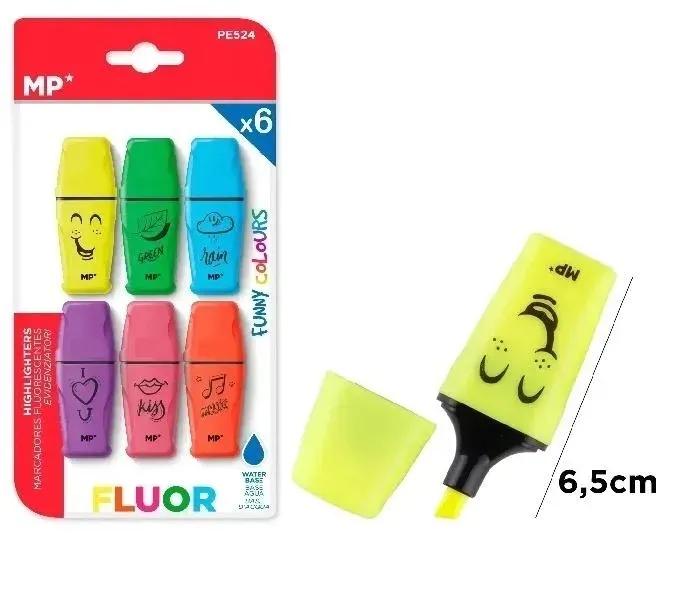 zakreslasz-fluorescencyjny-mini-6szt