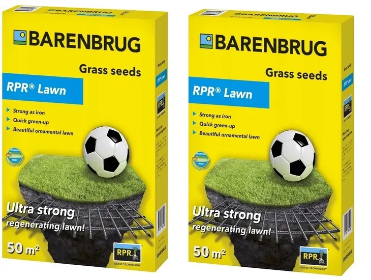 Trawa nasiona Barenbrug RPR Lawn 2kg SAMOZAGĘSZCZAJĄCA sportowa uniwersalna