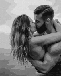 malowanie-po-numerach-pocalunek-na-wybrzezu