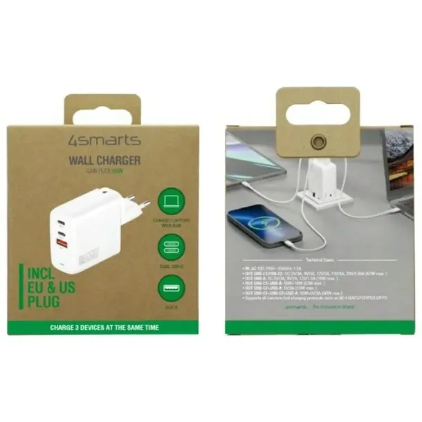 ladowarka-sieciowa-4smart-flex-65w-usb-a-2xusb-c-bialy-waga-z-opakowaniem-0-15-kg