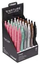 dlugopis-automat-nature-815-niebieski-36szt