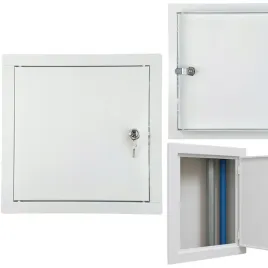 drzwiczki-rewizyjne-metalowe-wyczystka-zamkniecie-na-klucz-50x50-cm-biale
