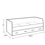 lozko-mlodziezowe-jednoosobowe-90x200-z-szufladami-dab-artisan-stan-nowy