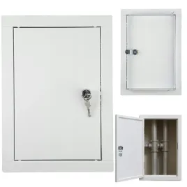 drzwiczki-rewizyjne-metalowe-zamkniecie-na-zamek-klucz-20x40-cm-biala