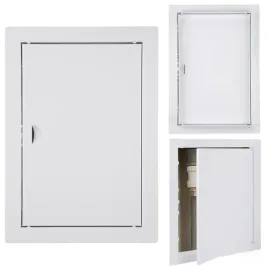 drzwiczki-rewizyjne-na-zatrzask-metalowa-malowana-biala-wyczystka-20x40-cm