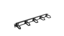 organizer-kabli-19-1u-z-5-uchwytami-typ-b-czarny-ak-1205-b