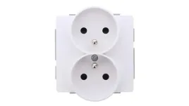 deco-mechanizm-gniazda-podwojnego-do-ramki-deco-soft-z-uziemieniem-2x-2p-z