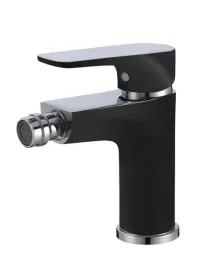 bateria-bidetowa-jednouchwytowa-stojaca-black-chrome-nowoczesna-senja-czern