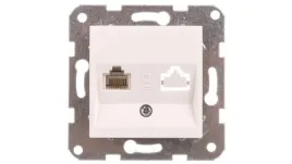 karre-gniazdo-telefoniczne-1xrj11-kolor-bialy-90967013