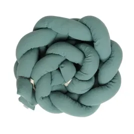 ochraniacz-do-lozeczka-warkocz-muslin-200cm-zielony
