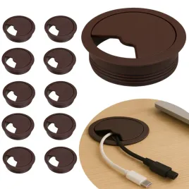 przepust-kabla-z-pokrywa-fi-6-cm-przelotki-kablowe-ciemny-braz-10-sztuk