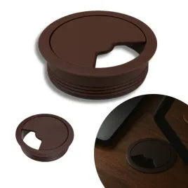 przepust-kabla-z-pokrywa-orzech-fi-6-cm-przelotka-kablowa-ciemny-braz