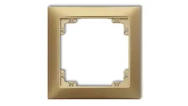deco-ramka-uniwersalna-pojedyncza-z-tworzywa-deco-soft-zloty-29drso-1