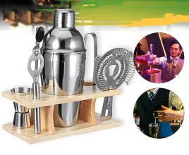 zestaw-barmanski-do-drinkow-shaker-z-drewniana-podstawka-szejker-komplet
