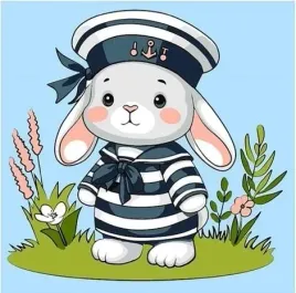 malowanie-po-numerach-sailor-bunny-25x25cm