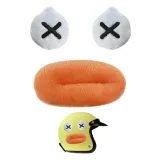 emotki-do-kasku-pluszowe-wzor-x-stan-nowy-kolor-bialy
