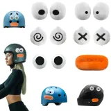 emotki-do-kasku-pluszowe-wzor-x-kolor-bialy-numer-katalogowy-producenta-1391be