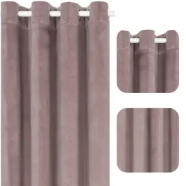 zaslona-welurowa-krotka-140x160-kolka-pudrowy-roz-zaslona-do-kuchni-pokoju