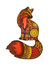lis-fox-rudy-mandala-obrazek-dekoracja-na-sciane-pokoj-dziecka-druk-3d