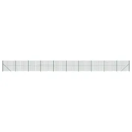 vidaxl-ogrodzenie-z-siatki-ze-stopami-slupkow-zielone-14x25-m