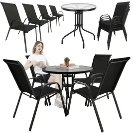 zestaw-mebli-ogrodowych-balkon-taras-stol-fi60-4x-krzesla-czarny-mocne