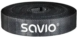 organizer-kabli-savio-300cm-przewodow-rzep-opaska-czarna-3-m-tasma-rzepowa